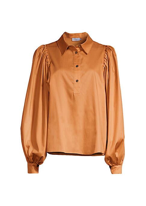 Textured Cotton Blouse