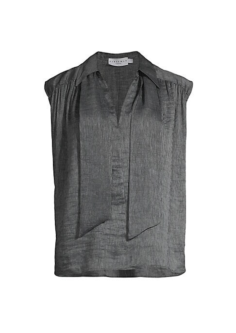 Silk Blend Draped Blouse
