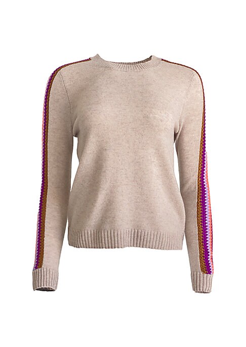 Chic Crochet Cashmere Sweater