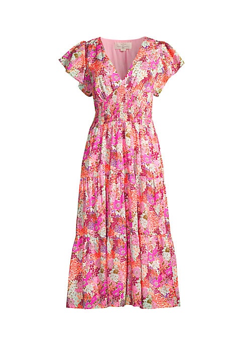 Floral Ruffle Tier Dress