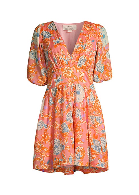 Floral High-Low Dress