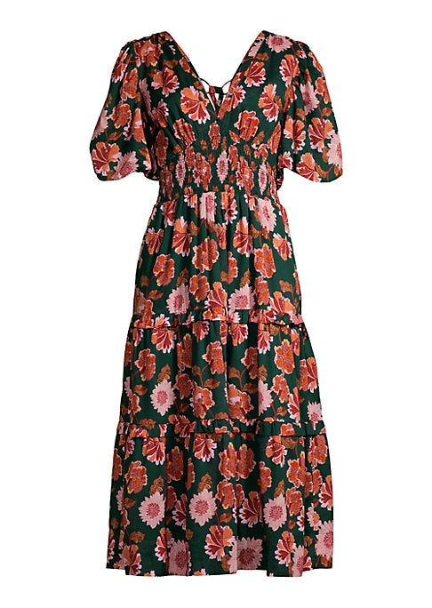 Floral Breeze Midi Dress