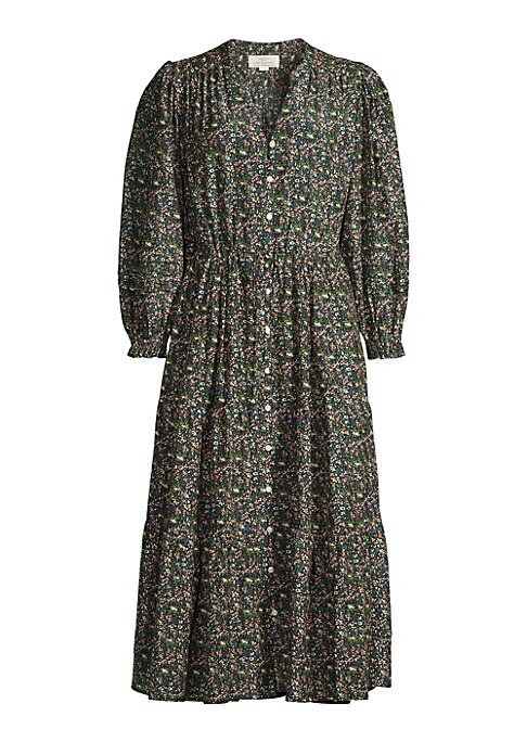 Floral Puff Sleeve Dress