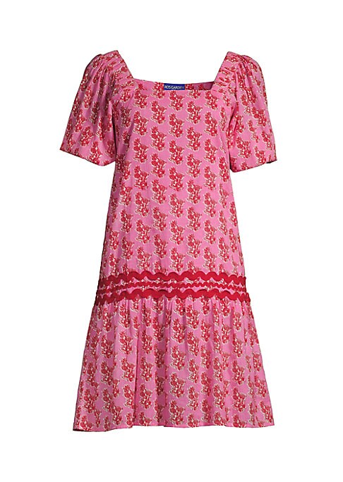 Floral Square Minidress