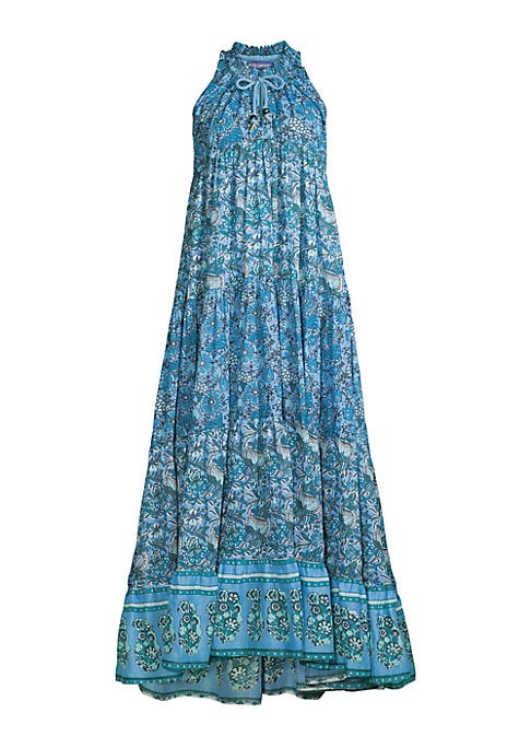 Floral Ruffle Maxi Dress