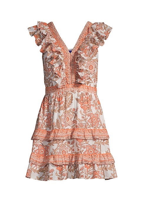 Tiered Ruffle Cotton Dress