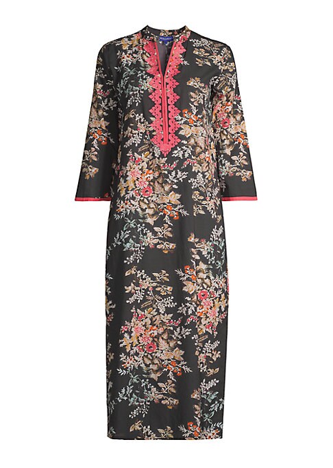 Vibrant Floral Cotton Tunic