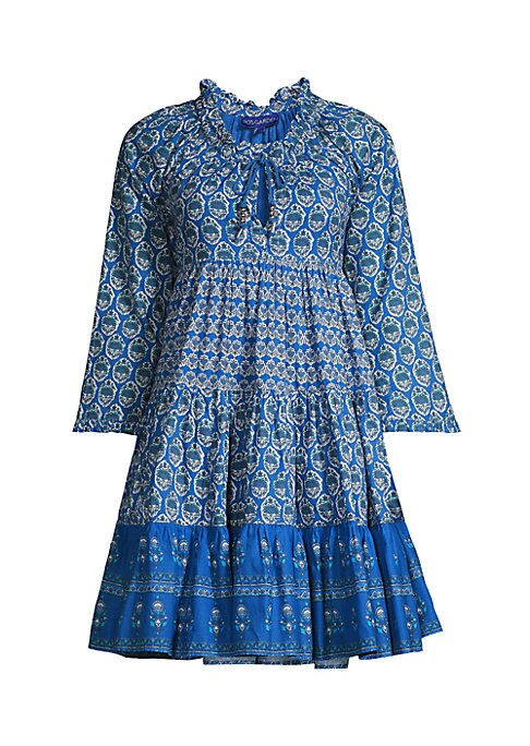 Floral Tiered Mini Dress