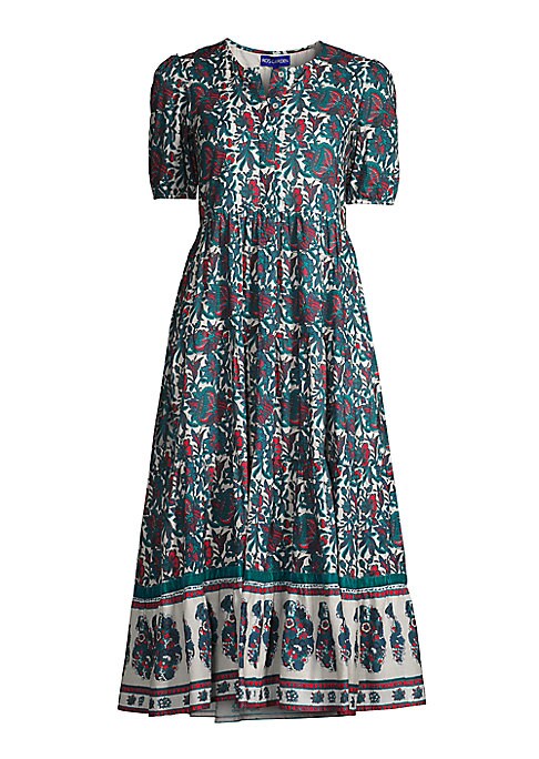 Charming Floral Midi Dress