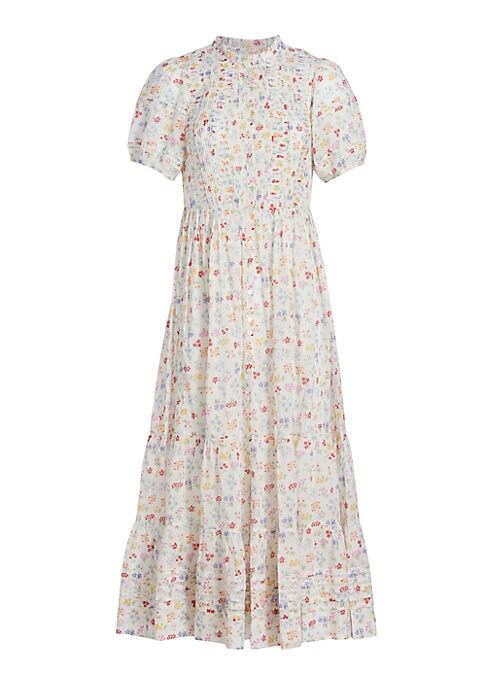 Floral Midi Dress Delight