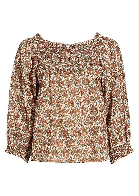 Rosette Detail Blouse