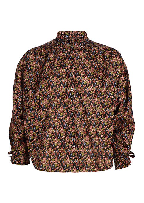 Floral Puff Sleeve Top