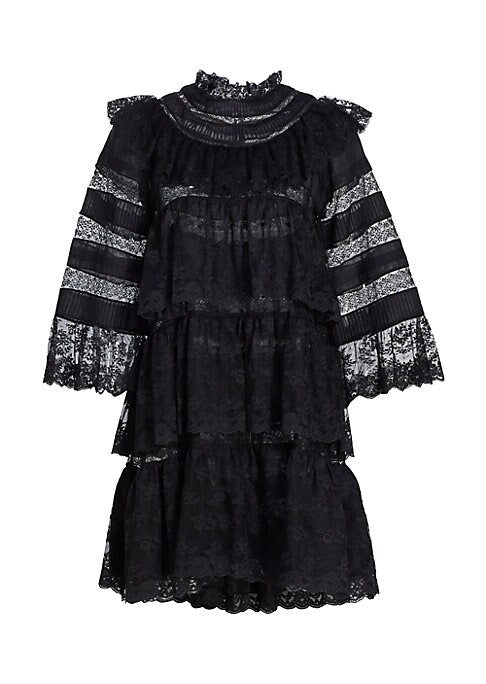 Floral Lace Baby Doll Dress