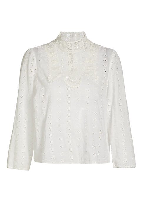 Funnel Neck Cotton Top