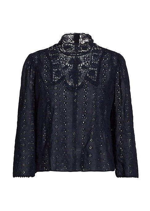 Funnel Neck Cotton Top