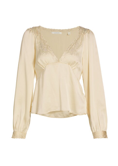 Embroidered Silk Blouse