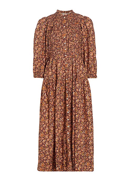 Floral Puff Sleeve Dress