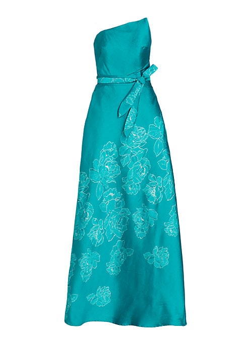 Embroidered Asymmetric Dress
