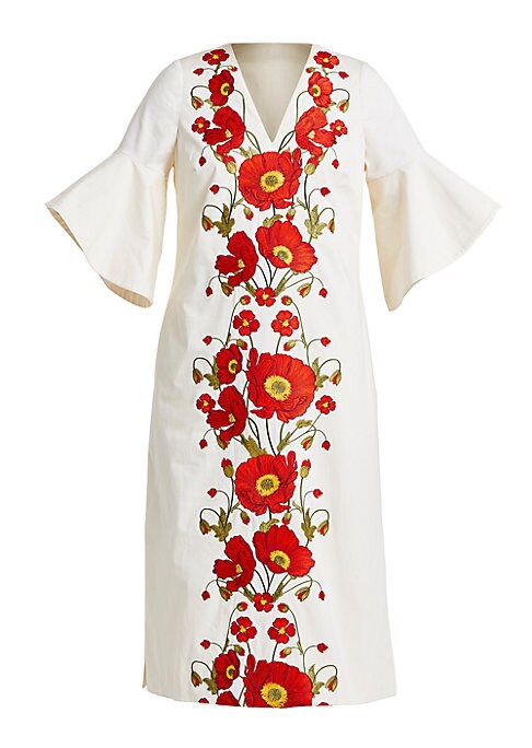 Floral Ruffle Midi Dress