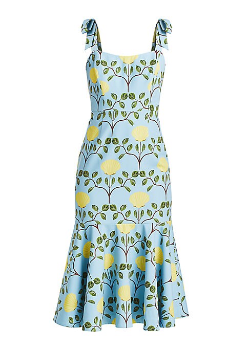 Flirty Tie-Back Midi Dress