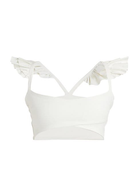 Ruffled Sweetheart Crop Top