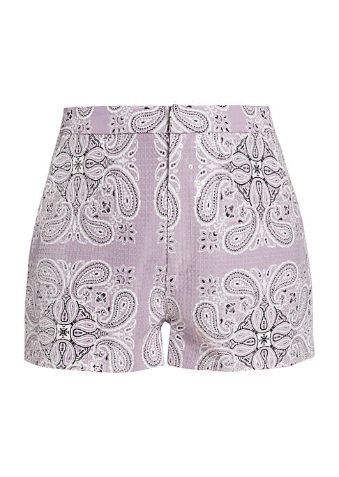 Sequined Bandana Chic Shorts