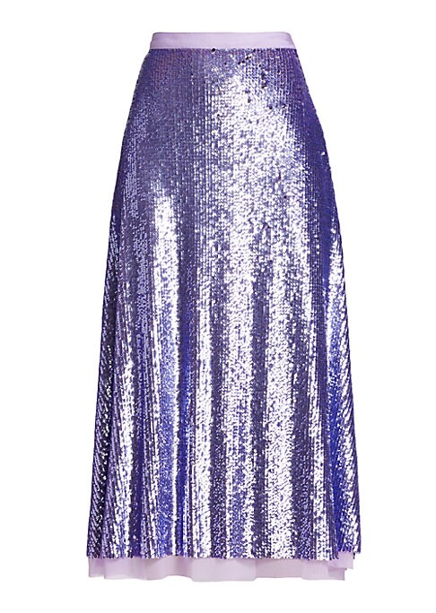 Sparkle A-Line Midi Skirt