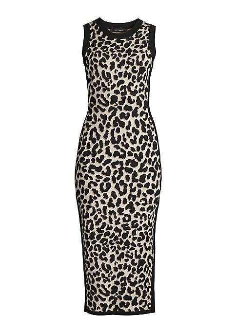 Leopard Print Sheath Dress