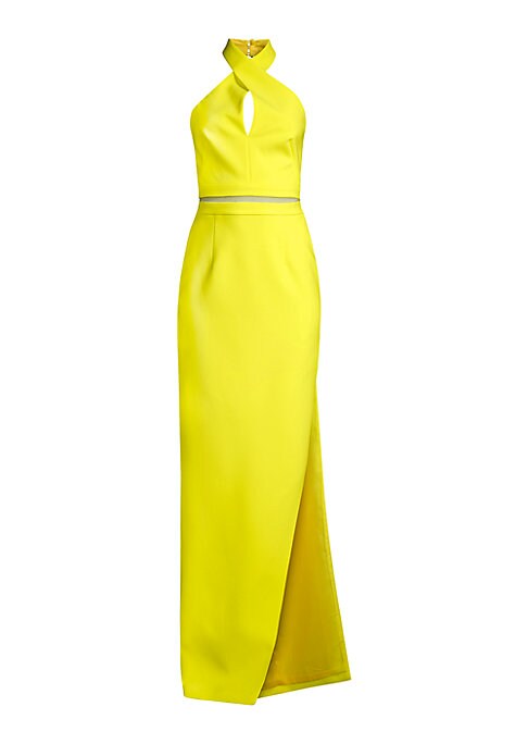 Chic Halter Column Dress