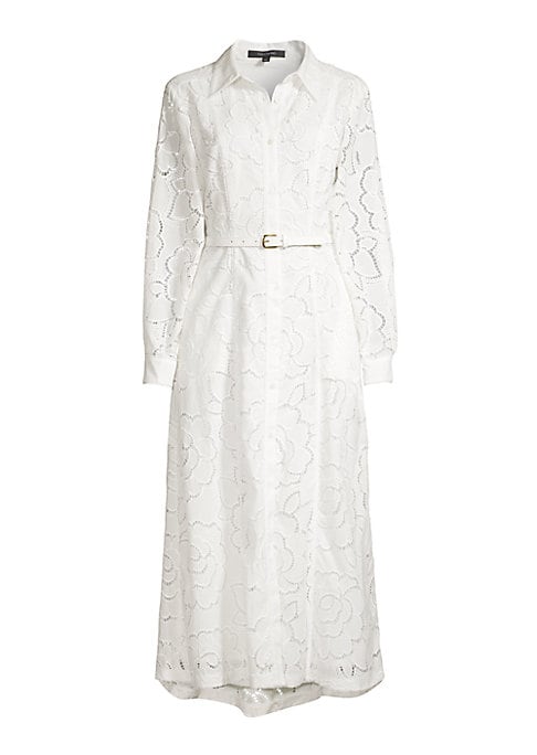 Lace A-Line Midi Dress