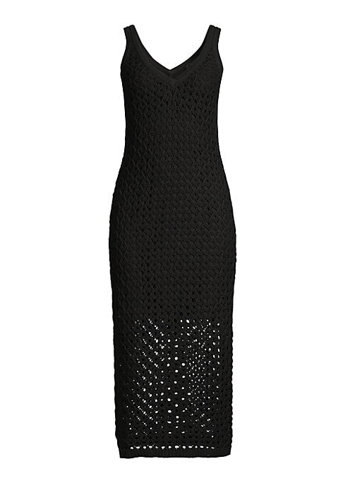 Crochet V-Neck Dress