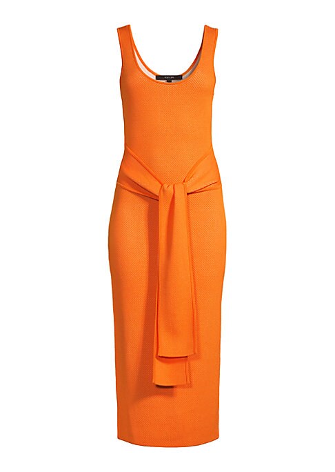 Sleek Tie-Waist Dress