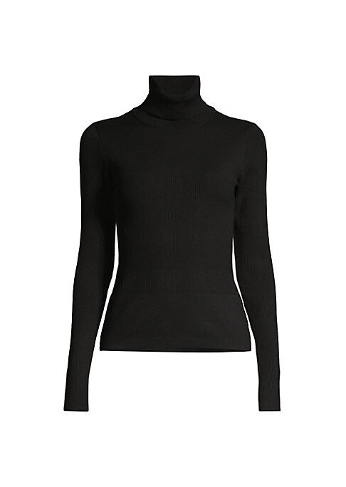 Ribbed Elegance Turtleneck Sweater