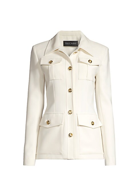 Metallic Safari Blazer