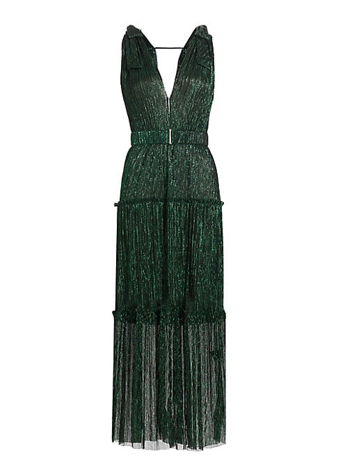 Shimmering Tiered Maxi Dress