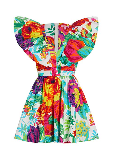 Flutter Ruffle Mini Dress