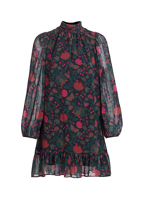 Floral Elegance Mini Dress