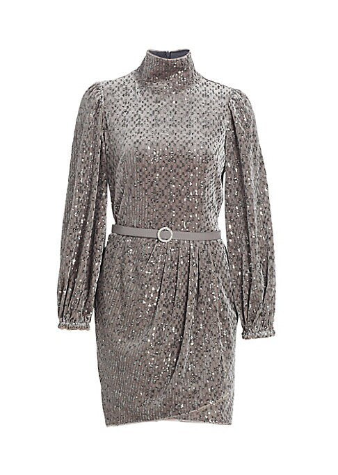 Sequined Sarong Dress