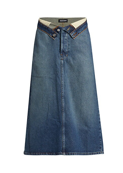 Chic Cotton A-Line Skirt