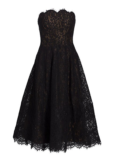 Elegant Lace A-Line Dress