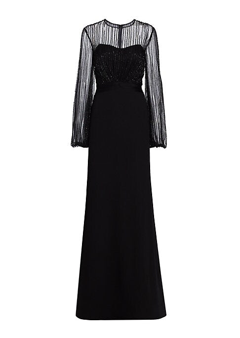 Glamorous Sheer Elegance Gown