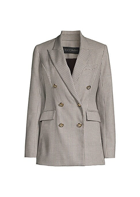 Houndstooth Luxe Blazer