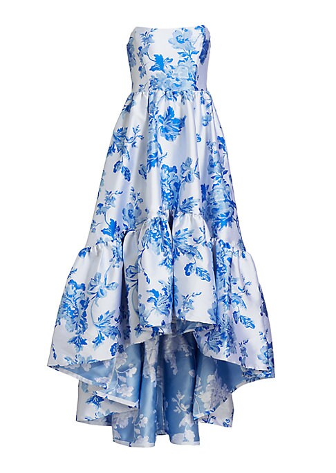 Floral Charm High-Low Gown
