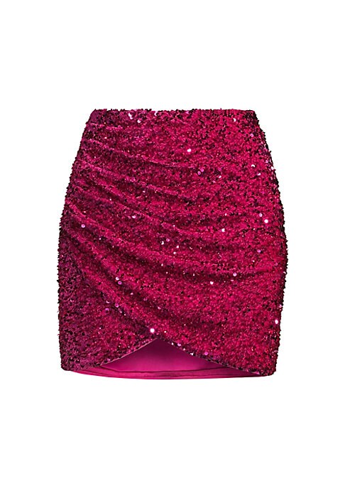 Shimmering Playful Mini Skirt