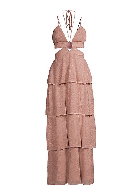 Charming Tiered Chiffon Dress