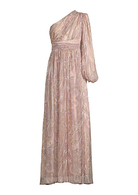 Elegant Paisley Maxi Dress