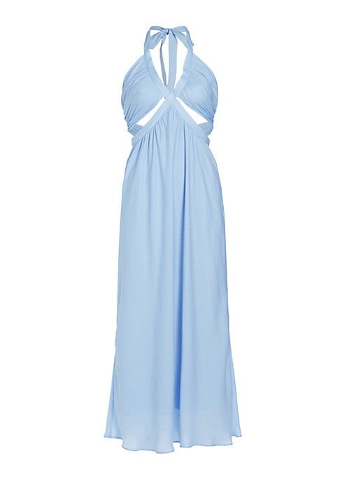 Chic Cut-Out Halter Dress
