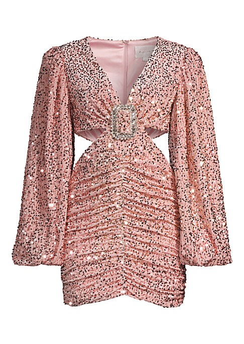 Sparkling Cut-Out Glam Dress