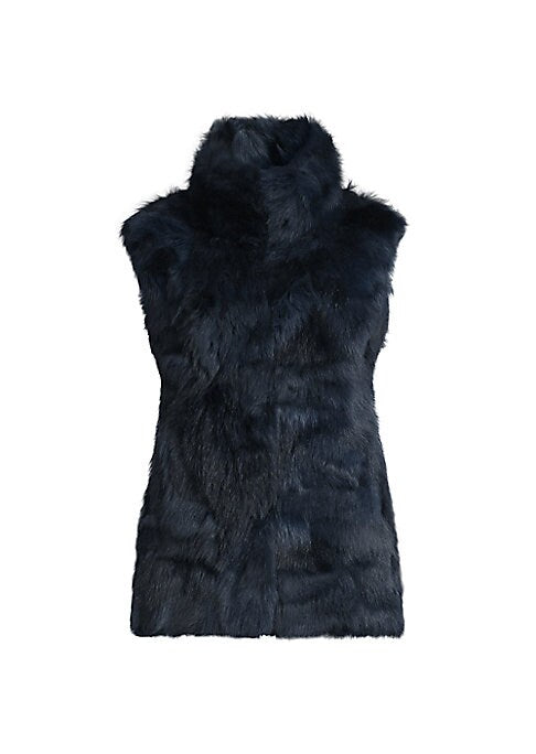 Dyed Lamb Fur Vest