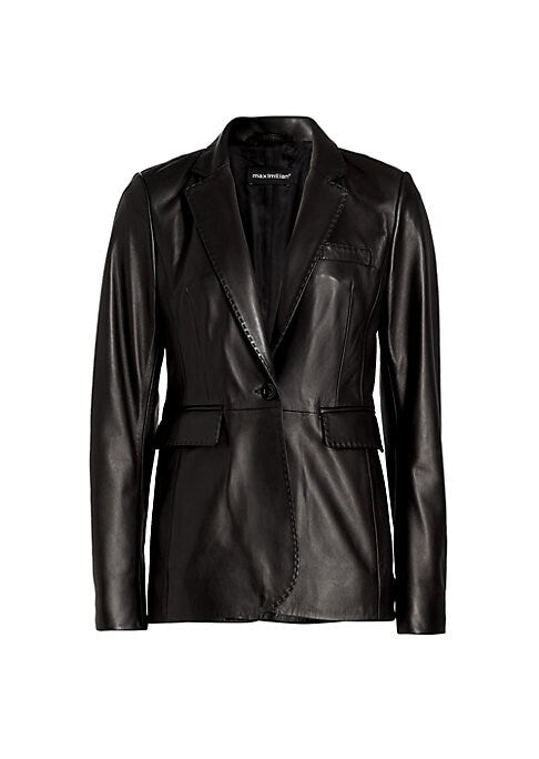 Luxe Leather Blazer